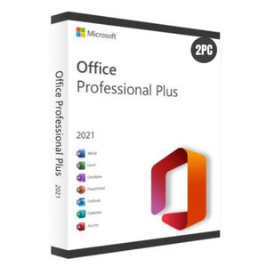 Office 2021 Professional Plus 32 bit e 64 bit 2/PC  Windows