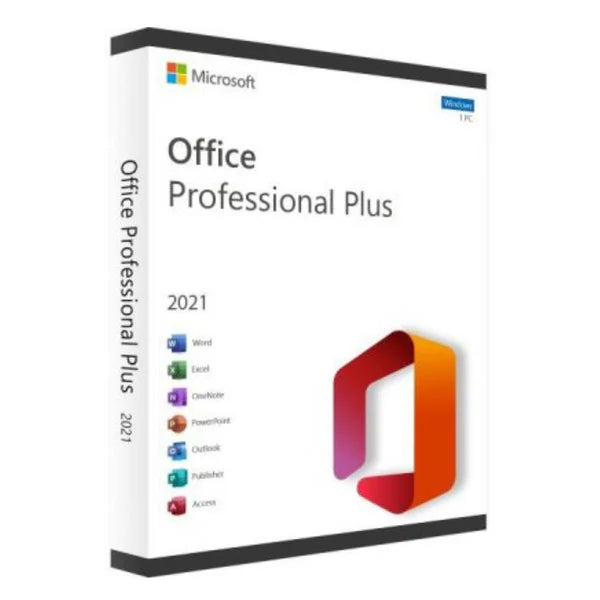 Office 2021 Professional Plus 32 bit e 64 bit 1/PC Windows
